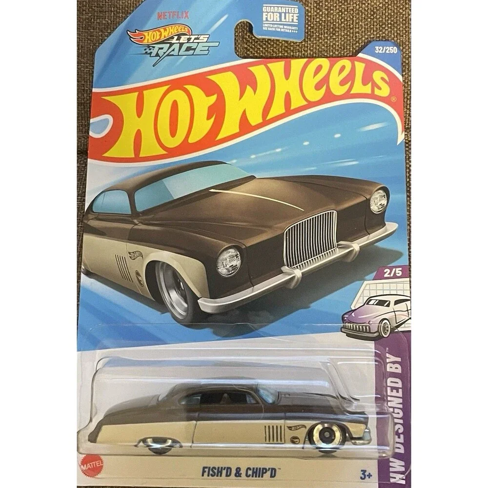 2025 HOT WHEELS TREASURE HUNT FISH'D & CHIP'D 2/5 HW DESIGNED BY 32/250